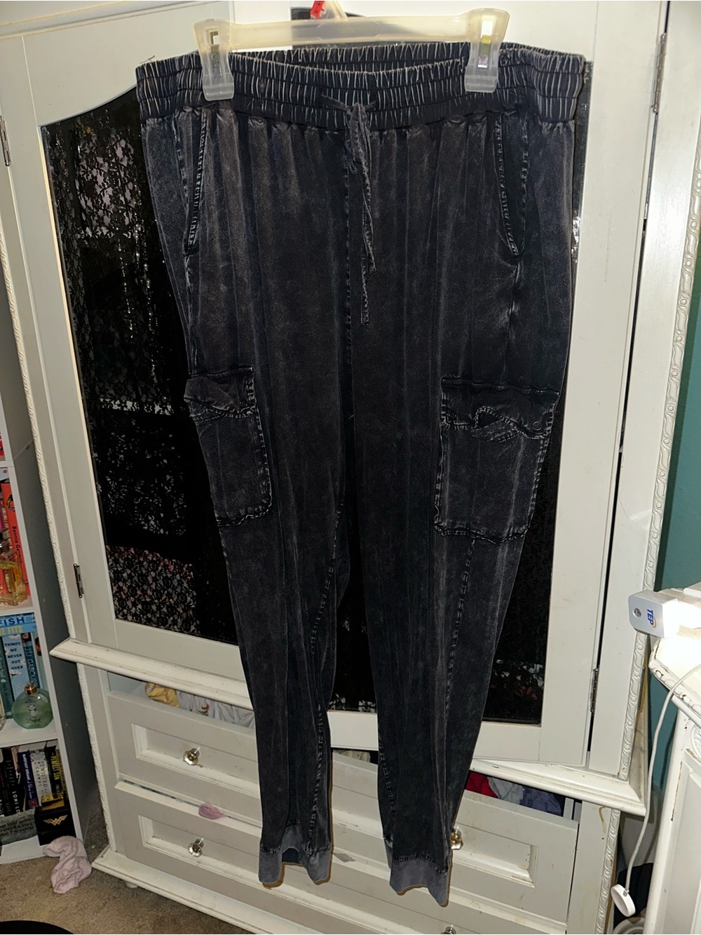 Torrid black Capri joggers acid wash plus size 2X tall